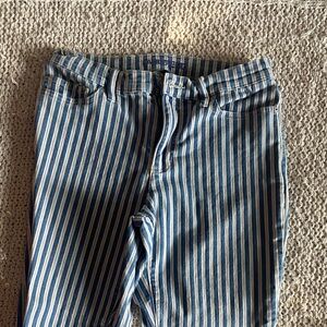 Lands’ End Striped Pants Size 8 Petite